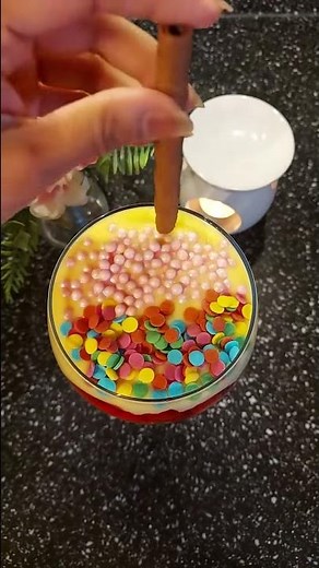 Quick Dessert in Wine Glass| #Shorts