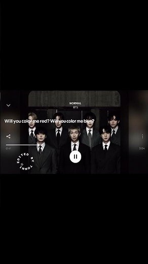 BTS ARIRANG ALBUM NORMAL SONG SPOTIFY LYRICS FULL ( EDITED BY TONNI )#edit