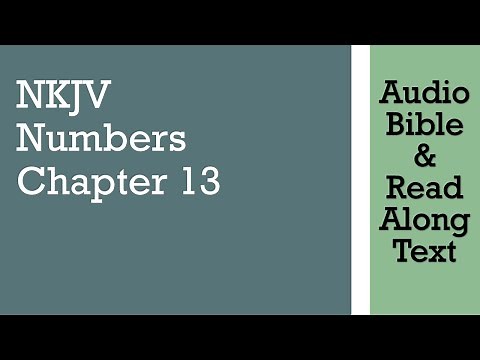 Numbers 13 - NKJV - (Audio Bible & Text)