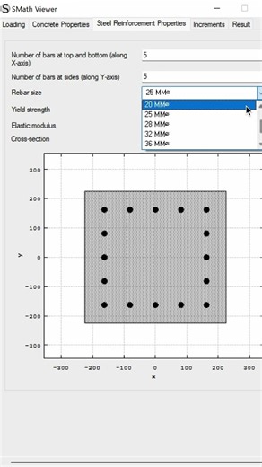 Tied Column Interaction Diagram Apps - Smath Viewer