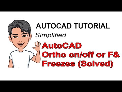 AutoCAD Freezes during ortho off or F8 (Solved)