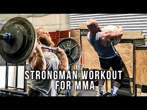 Heavy Lifting: Strongman Workout for MMA | Phil Daru