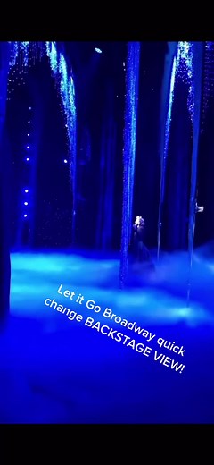 Behind the Scenes Quick Change of Let it Go on Broadway