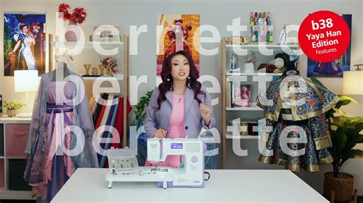 Get to know the bernette 38 Yaya Han Edition with me! I’m so proud of this beautiful sewing machine BERNINA and I created, and in this video I’ll walk you through the notable useful features it offers! Worldwide preorders are open now! Contact your local BERNINA/bernette dealer or use the store locator on the BERNINA and bernette websites. We are anticipating store inventory to arrive in mere weeks! | Yaya Han