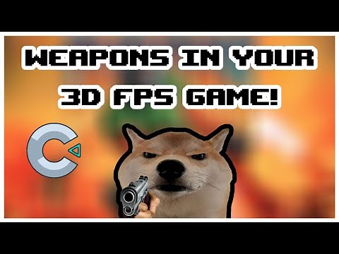 Add WEAPONS to your FPS 3D game in Construct 3!