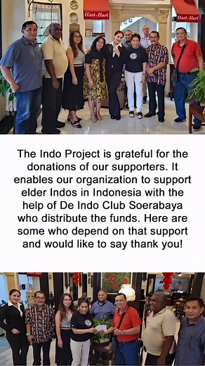 45 reactions | Helping Indos in Soerabaja. | The Indo Project, Inc | Facebook