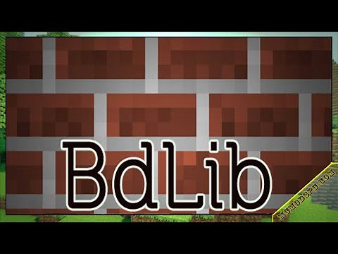 BdLib Mod 1.12.2/1.10.2/1.7.10 & How To Download and Install for Minecraft