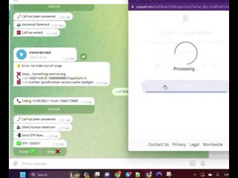 OTP BOT METHOD AND TUTORIAL 2026/ PAYPAL LOGS/UBER/CVV/CC/APPLE PAY / BANK LOGS BYPASSING BOT METHOD