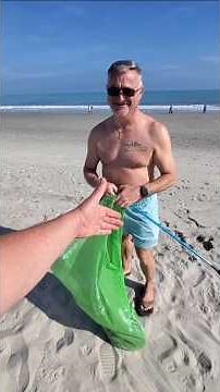 When I cleaning beach I meet 11 Portuguese cleaning our beach