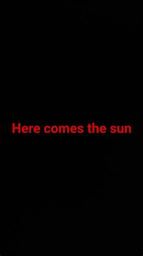 here comes the sun - The beatles