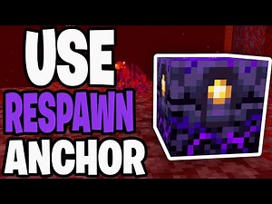 How To Use Respawn Anchor In Minecraft! - Java & Bedrock