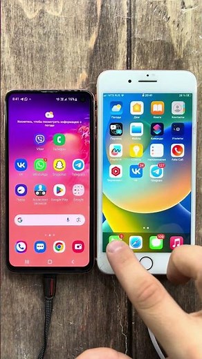 Samsung Galaxy S10e, IPhone 8 Plus/ Telegram And Real Incoming And Outgoing Calls