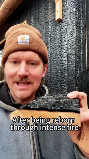 Building a house with burnt wood#Science Popularization#Curious Stories and Fun Facts