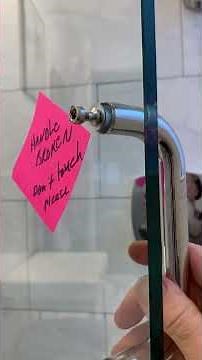 Repair Loose Shower Door Handle