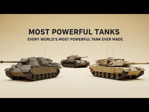Every World's Most Powerful Tank Ever Made
