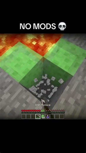Minecraft no mods #minecraft #memes #gaming