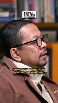 The president must receive a direct mandate from the people #totalpolitics #prabowo #qodari