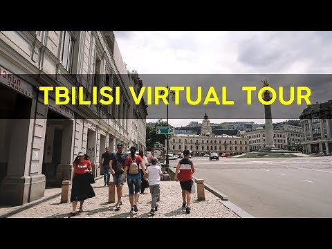 Tbilisi Virtual Tour - Walking Tbilisi And Sight things | Travel In Georgia