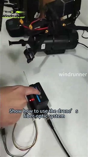 FPV and fiber！ #fpv #optical #uav #fiber