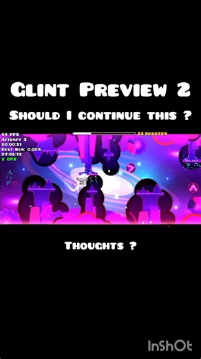 GLINT Preview 2 / geometry dash 2.2! #geometrydash