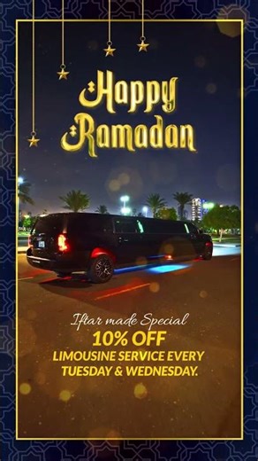 #RamadanKareem #DubaiRamadan #LuxuryLimo #DubaiLimo #ChauffeurService #LuxuryRide #DubaiLuxury