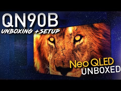 Samsung QN90B Unboxing & Setup | 2022 Neo QLED 4K TV