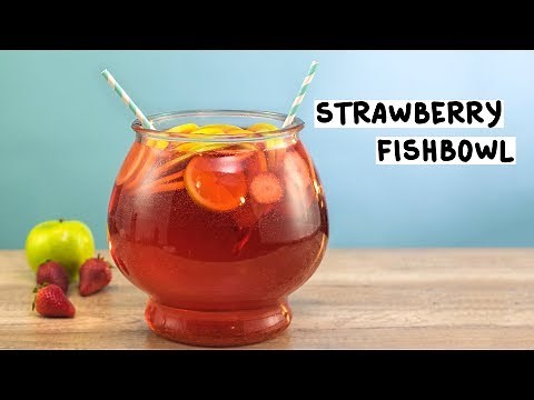Strawberry Fishbowl - Tipsy Bartender