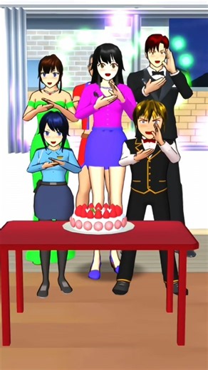 yuta birthday 🎂 #sakuraschoolsimulator #shortsvideo #drama #ssc #game #short#video