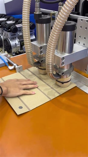 #printing south China board drill hole machine at exhibition demo. #Iron sheet drilling machine