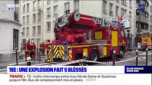 Une explosion dans le 18e arrondissement a fait cinq blessés. Une personne a été transportée en urgence absolue | BFM Paris Île-de-France