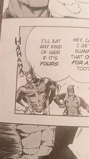 deadpool samurai manga and all might is in it #anime #mha #allmight