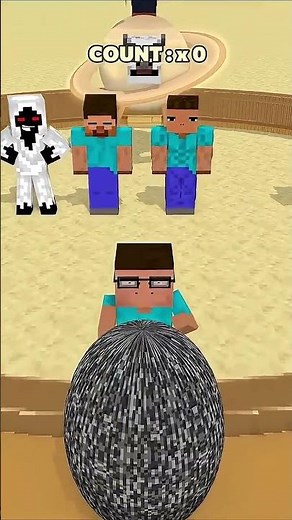 Help Herobrine To Power Up And Move Dinosaur Egg 🥶 #minecraft #shorts #viralshort