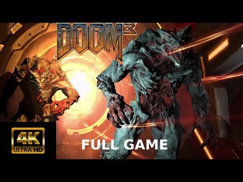 DOOM 3 + D3HDP - DooM 3 Essential HD Pack MOD - FULL GAME Playthrough 4K - No Commentary