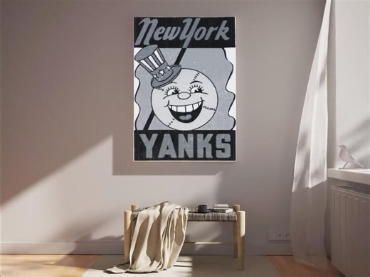 Vintage New York Inspired Baseball Poster Retro Team Wall Art Print Sports Memorabilia Decor - Etsy
