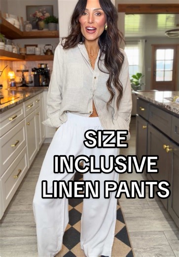A summer staple… linen pants! @Old Navy #pants #linenpants #cotton #springfashion #widelegpants