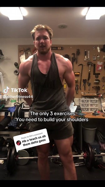 Replying to @DK Shoulder workout made simple #gym #fyp #gymtok #fitness #sciencebasedfitness #sciencebasedtraining #lowvolumehighintensity #shoulders #shoulderworkout