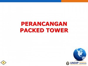 Perancangan packed Tower - SlideServe