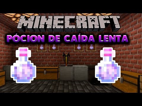 Como hacer una pocion de caida lenta en minecraft