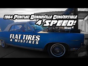 1964 Pontiac Bonneville Convertible - 4 Speed!