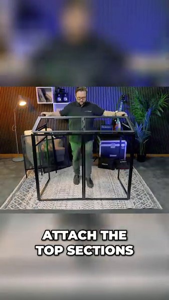 SHOCKING 🤯 How To Build A Vonyx DB3 DJ Booth with Lightbridge & Shelves | Mobile Setup Guide #shorts