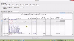 Video nhập dữ liệu từ Excel vào Dự toán F1 - Phần mềm dự toán F1