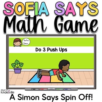 Sofia Says! Simon Says Math Game | Morning Meeting Activity