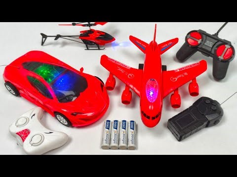 Radio Control Airplane A38O and 3D Lights Rc Car | aeroplane | aerobus | airbus a380 | helicopter