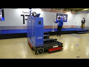 清水建設 資材水平搬送ロボット ロボキャリアー 建設DX展2022