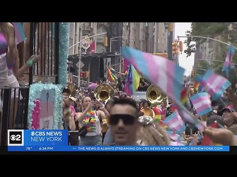 Manhattan streets packed for 2023 NYC Pride March