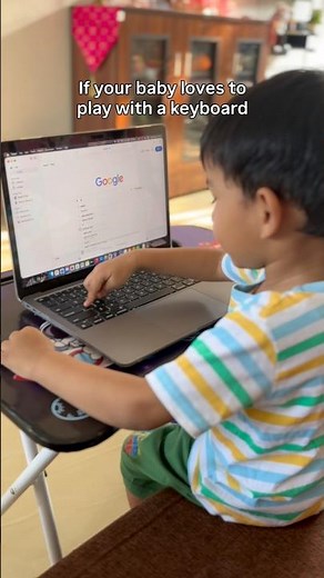 My toddler loves smashing keyboards. Tiny Fingers keeps him busy while I get a break! 😂💻