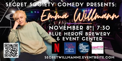 Emma Willmann | Secret Society Comedy In Medina