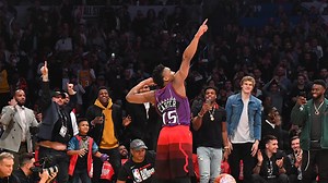 63K views · 28 shares | ‘Spida’ Donovan Mitchell closes down the #VerizonDunk with a MASSIVE Vince Carter tribute dunk!  #NBAAllStar | NBA | Facebook
