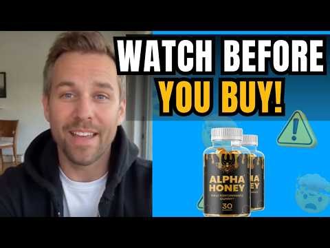 Alpha Honey Gummies (⚠️HONEST!❌) - Is Alpha Honey Gummies Legit? Alpha Honey Gummies Reviews