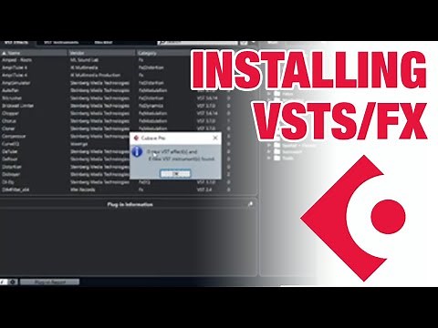 Cubase installing VST plugins and effects